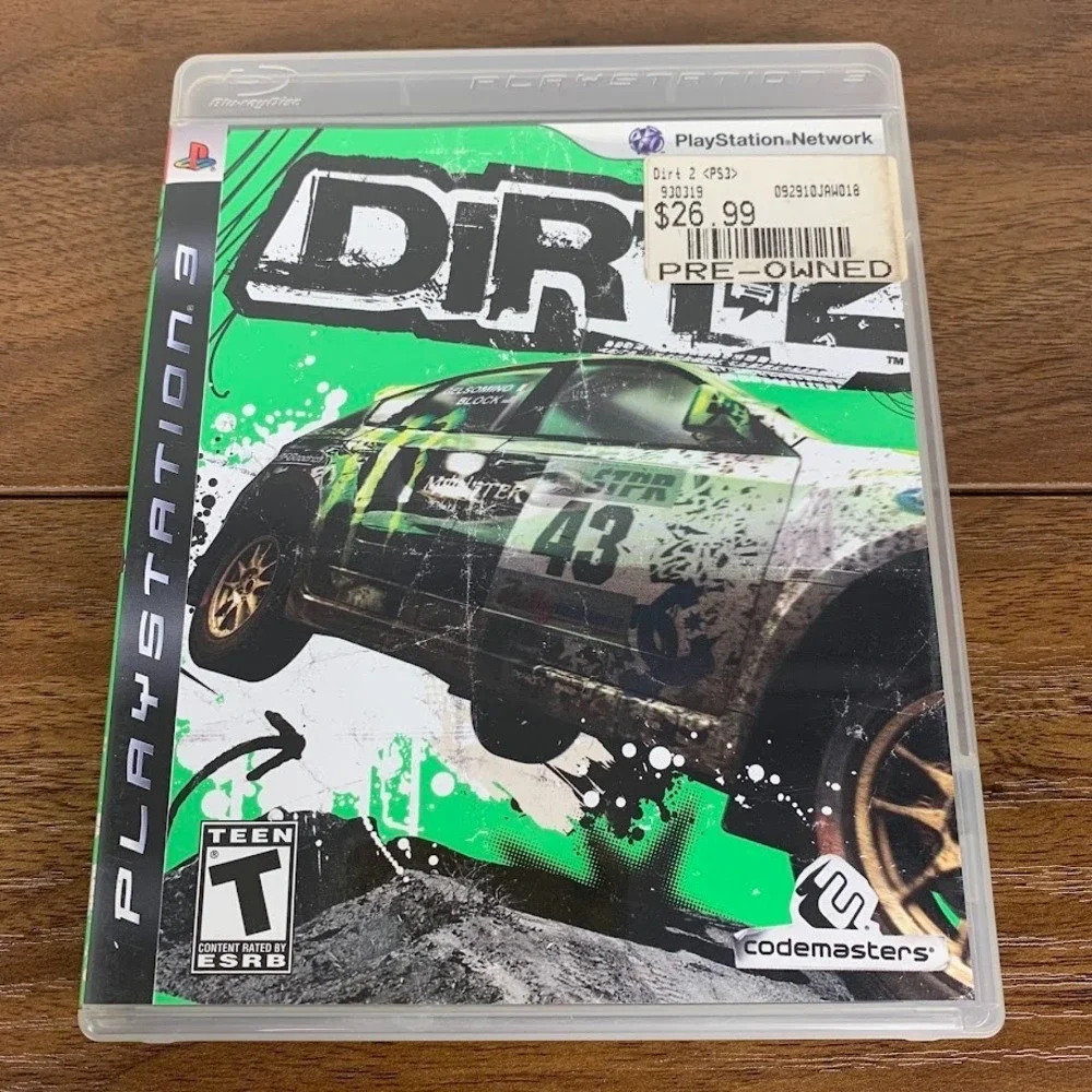 DiRT 2 Sony PlayStation 3 PS3 w/ Case Multiplayer T NTSC-U/C 2009 Off-Road